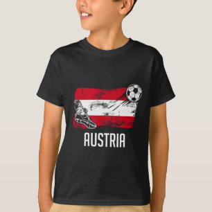Österreich Flagge Trikot österreichisches Fußballt T-Shirt