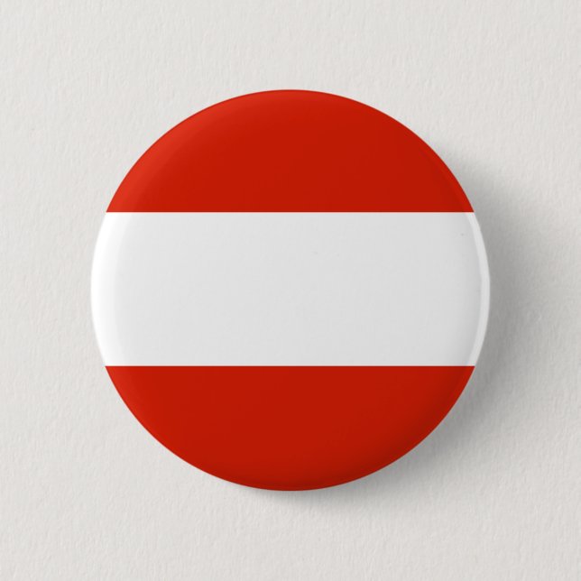 Österreich-Flaggen-Knopf Button (Vorderseite)