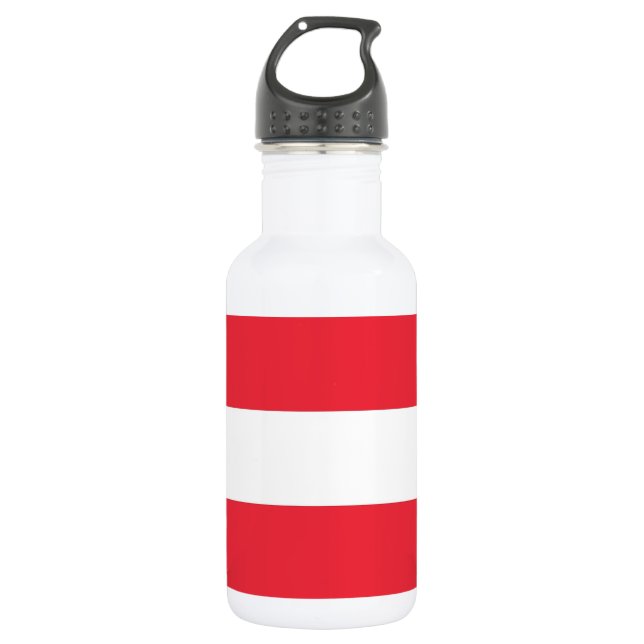 Österreich Flaggenfrei-Flasche Trinkflasche (Vorderseite)