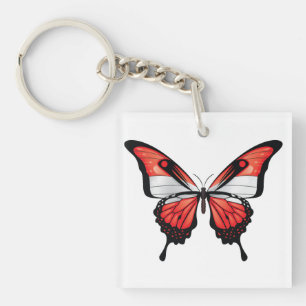 Österreich Frack Butterfly Flag Sticker Schlüsselanhänger