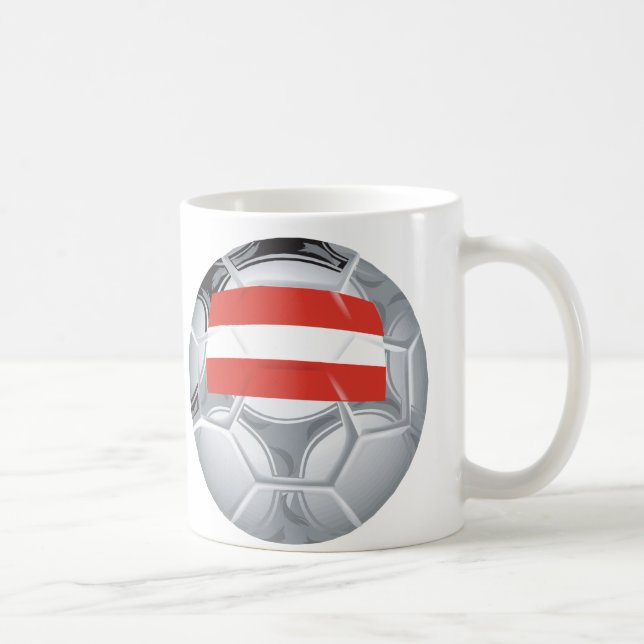 Österreich-Fußball Kaffeetasse (Rechts)