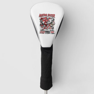 Österreich Fußball Skelett Stürmer Nationen Poster Golf Headcover