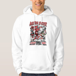 Österreich Fußball Skelett Stürmer Nationen Poster Hoodie
