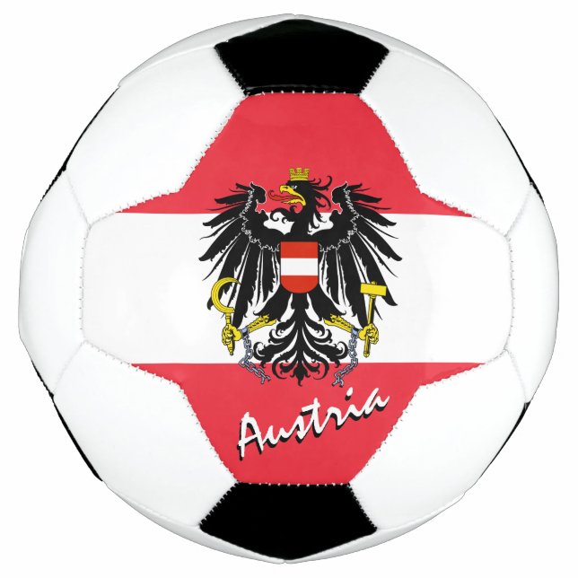 Österreich Fußball und Österreichische Flagge / Sp (Vorderseite)