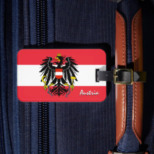 Österreich Gepäckmarken, patriotische österreichis Gepäckanhänger