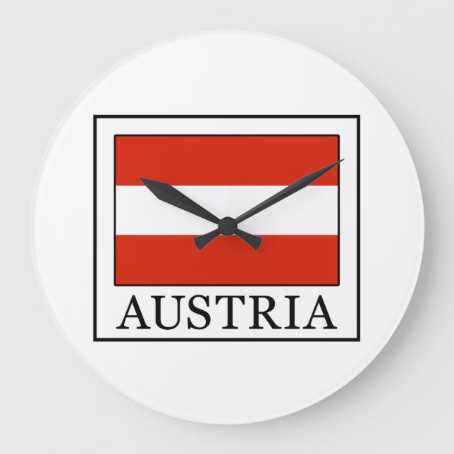Österreich Große Wanduhr (Vorderseite)