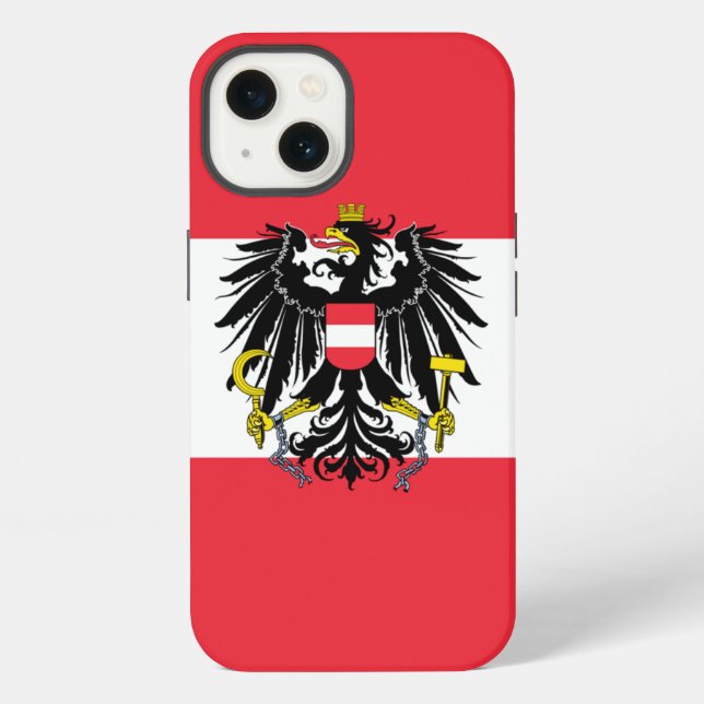 Österreich iPhone Hülle (Rückseite)