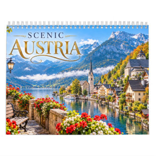 Österreich-Kalender mit landschaftlichen Höhepunkt Kalender