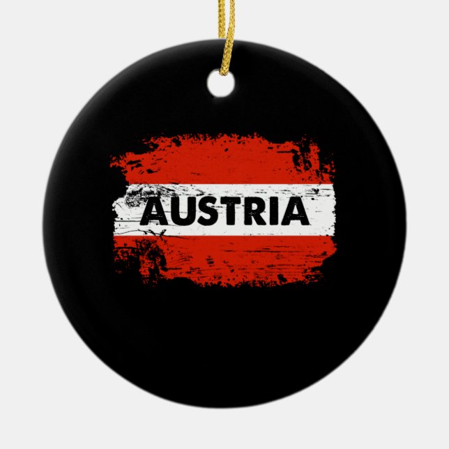 Österreich Keramik Ornament (Vorne)