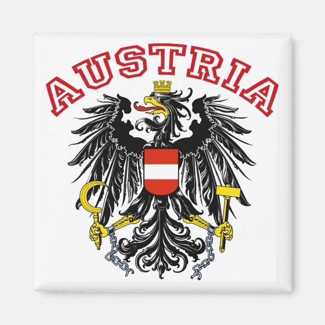 Österreich Magnet (Vorne)