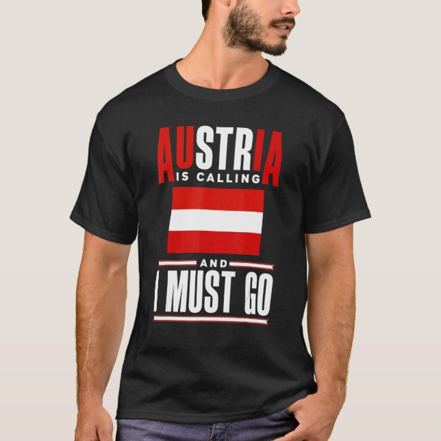 Österreich Österreicher Österreich Flagge Österrei T-Shirt (Vorderseite)