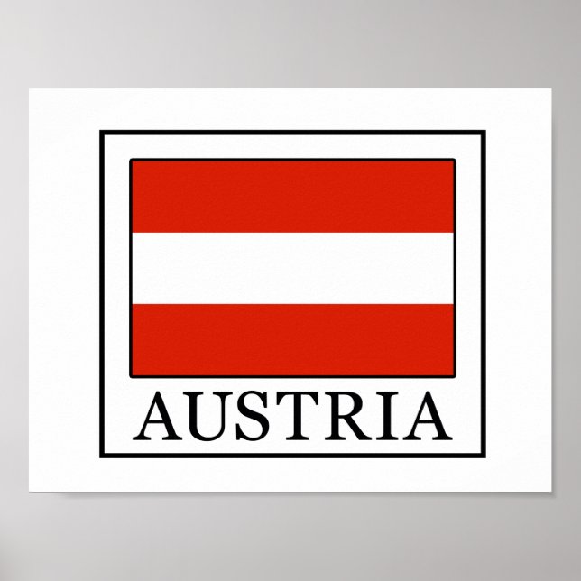 Österreich Poster (Vorne)