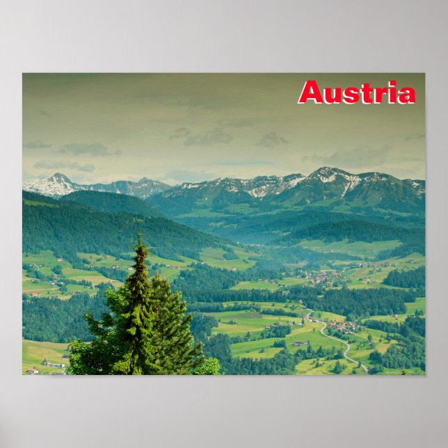 Österreich Poster (Vorne)