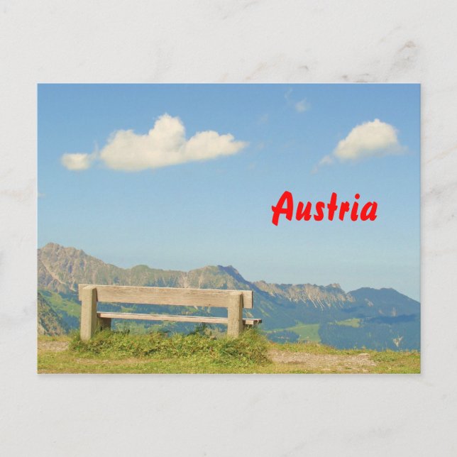 Österreich - Postkarte (Vorderseite)