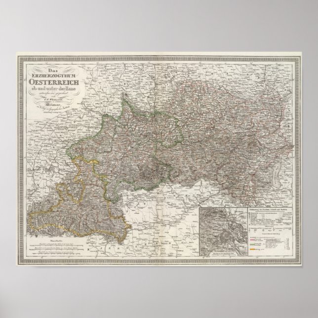 Österreich - Region Wien Poster (Vorne)