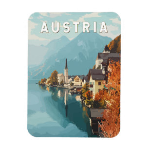 Österreich Reise Kunst Vintage Magnet
