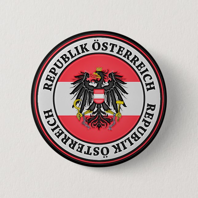 Österreich-RundEmblem Button (Vorderseite)