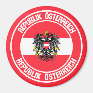 Österreich-RundEmblem Magnet