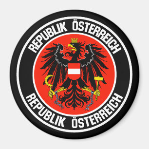 Österreich-RundEmblem Magnet