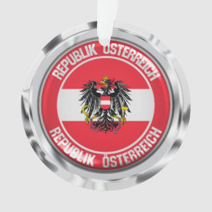 Österreich-RundEmblem Ornament