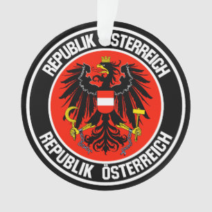Österreich-RundEmblem Ornament