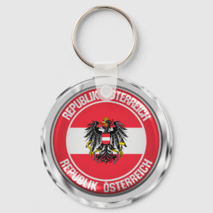Österreich-RundEmblem Schlüsselanhänger