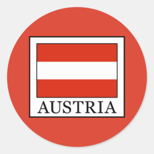 Österreich Runder Aufkleber