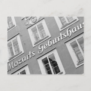Österreich, Salzburg. Mozarts Geburtsort Postkarte