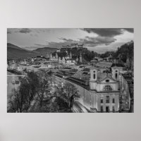 Österreich Salzburg-Poster