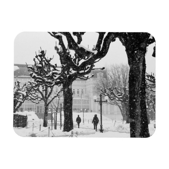 Österreich, Salzburg. Winter, Magnet (Horizontal)