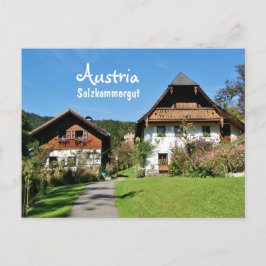 Österreich, Salzkammergut - Postkarte