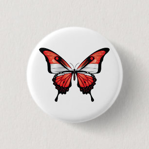 Österreich Schwalbenschwanz-Schmetterling-Flagge A Button