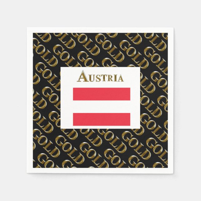 ÖSTERREICH SERVIETTE (Vorderseite)