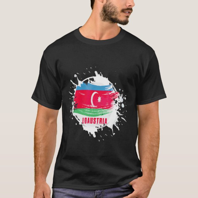 Österreich Splash T-Shirt (Vorderseite)