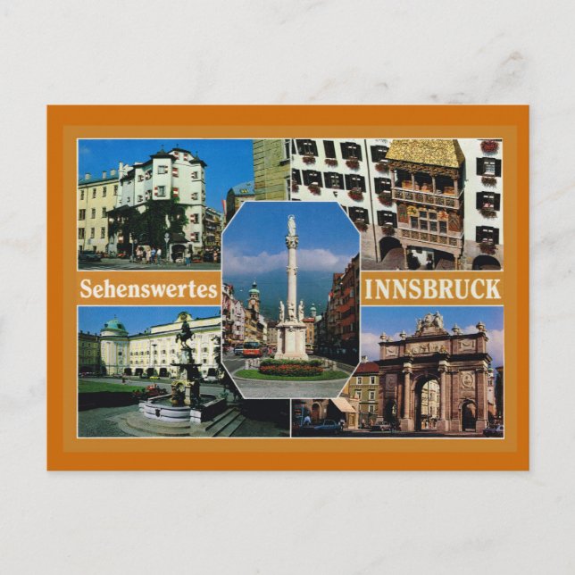 Österreich, Tirol, Innsbruck, Multiview Postkarte (Vorderseite)