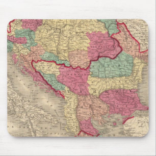 Österreich Türkei in Europa und Griechenland Mousepad