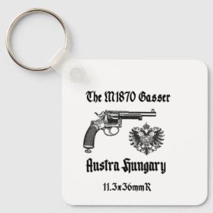 Österreich Ungarn M1870 Gasser Revolver Schlüsselanhänger