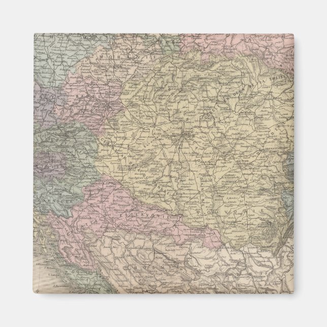 Österreich Ungarn Magnet (Vorne)