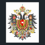 Österreich - Ungarn - Reich Poster<br><div class="desc">Wappen des österreichisch-ungarischen Reiches</div>