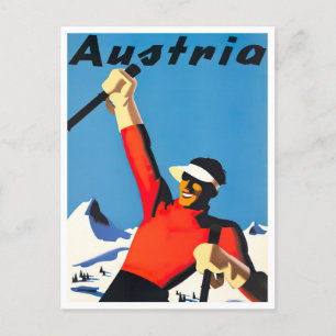 Österreich Vintage Reise Postkarte