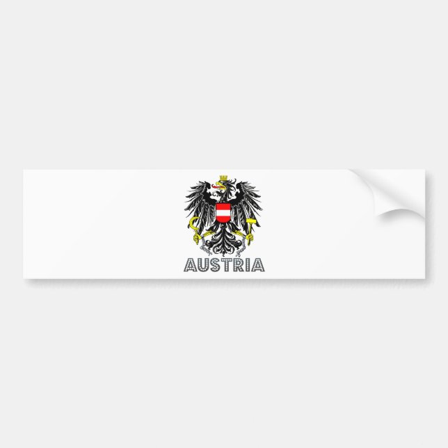 Österreich-Wappen Autoaufkleber (Vorne)