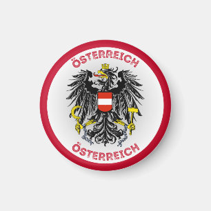 Österreich-Wappen-Circle-Shape Magnet