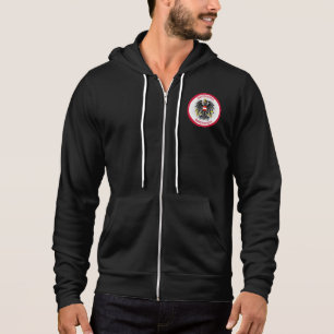 Österreich Wappen Kreisform Hoodie