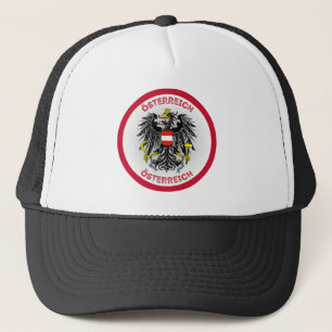 Österreich Wappen Kreisform Truckerkappe