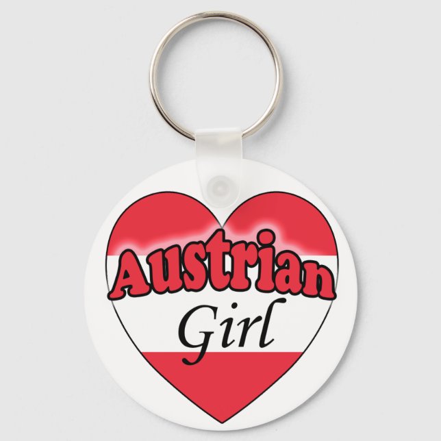 Österreicherin Schlüsselanhänger (Vorderseite)