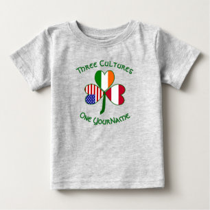 Österreichisch Irisch Amerikanisches Kleeblatt Per Baby T-shirt