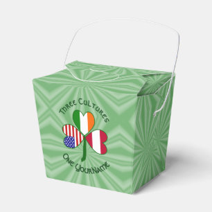 Österreichisch Irisch Amerikanisches Kleeblatt Per Geschenkschachtel