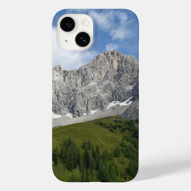 Österreichische Alpen Case-Mate iPhone 14 Hülle (Rückseite)