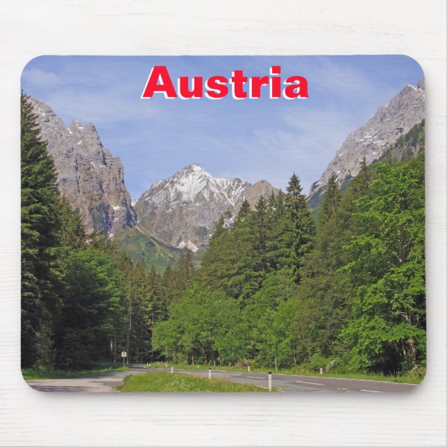Österreichische Alpen Mousepad (Vorne)