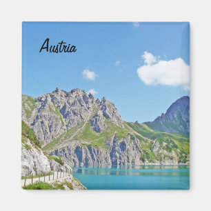 Österreichische Berge in Vorarlberg Magnet